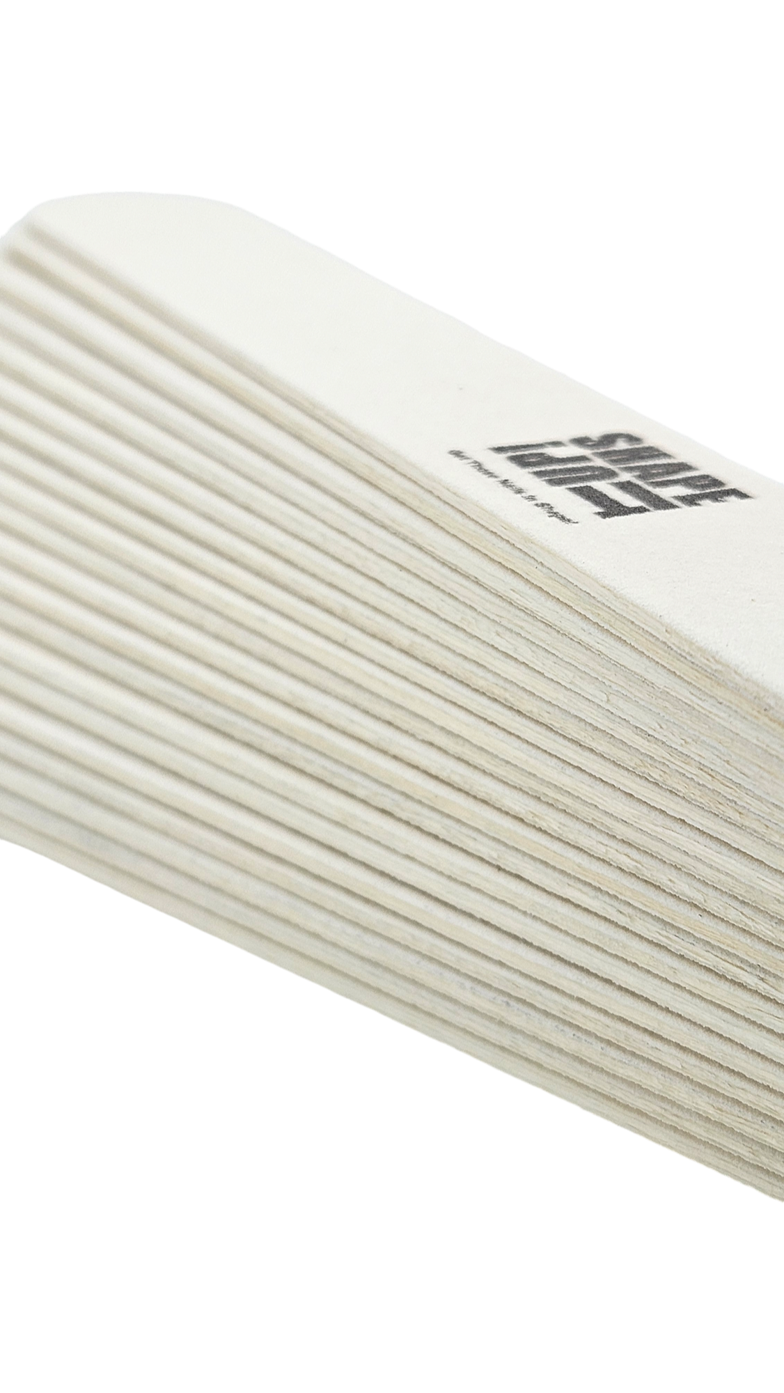 Lima fina recta de madera premium Shape It Up 120/180 (20 unidades)