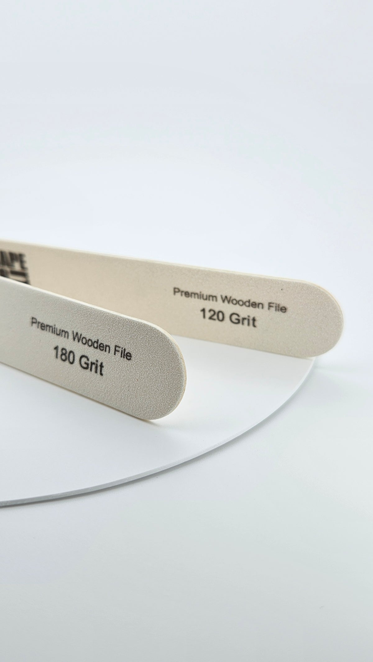 Lima fina recta de madera premium Shape It Up 120/180 (20 unidades)