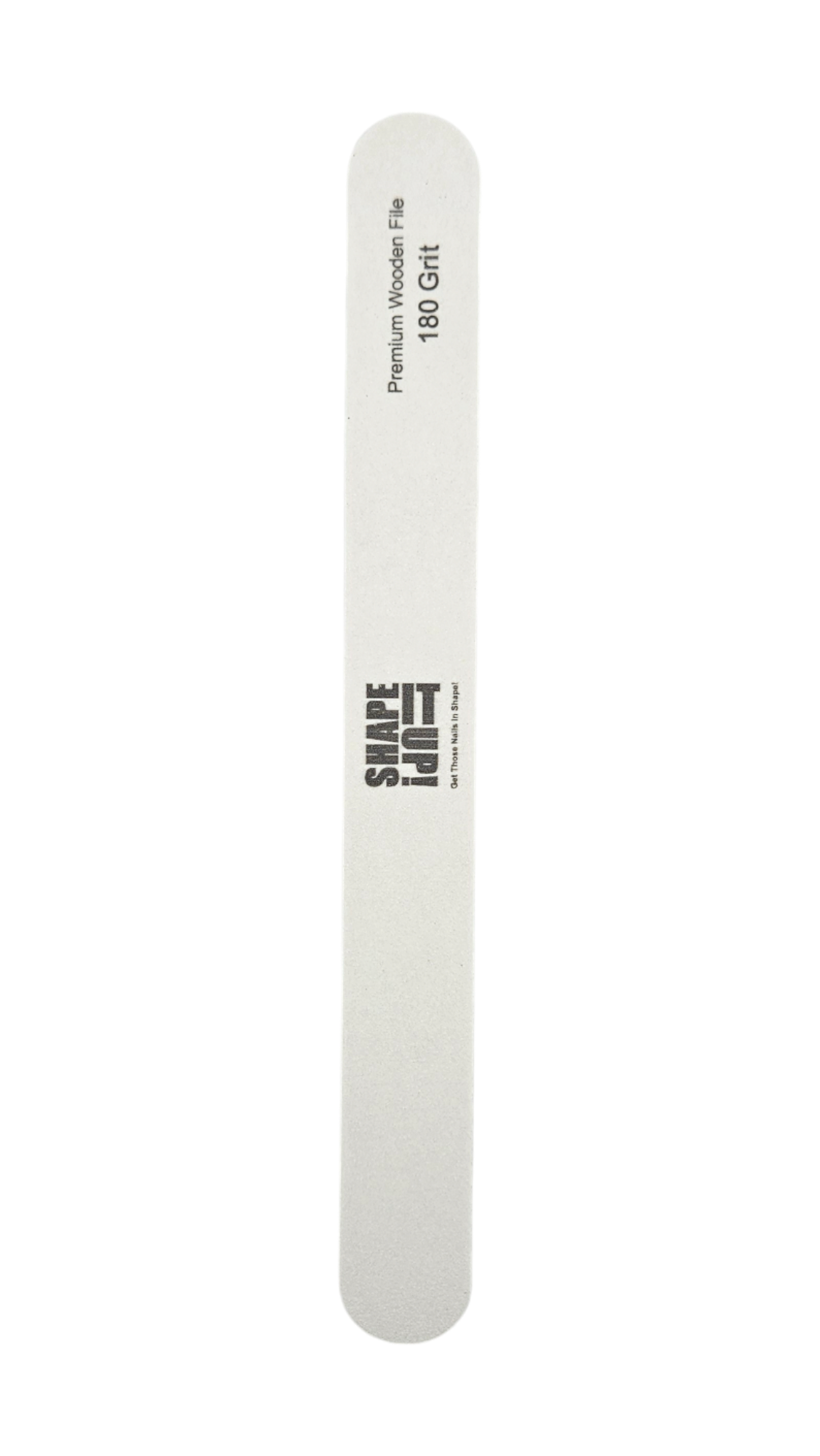 Lima fina recta de madera premium Shape It Up 120/180 (20 unidades)