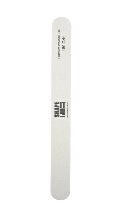 Lima fina recta de madera premium Shape It Up 120/180 (20 unidades)