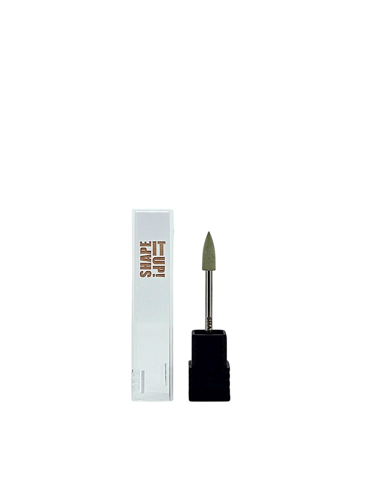 Shape It Up Silicone Polishing Drill Bit Cone Fine Beige