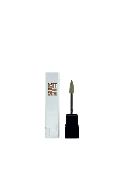 Shape It Up Silicone Polishing Drill Bit Cone Fine Beige