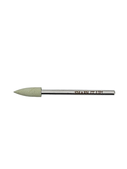 Shape It Up Silicone Polishing Drill Bit Cone Fine Beige