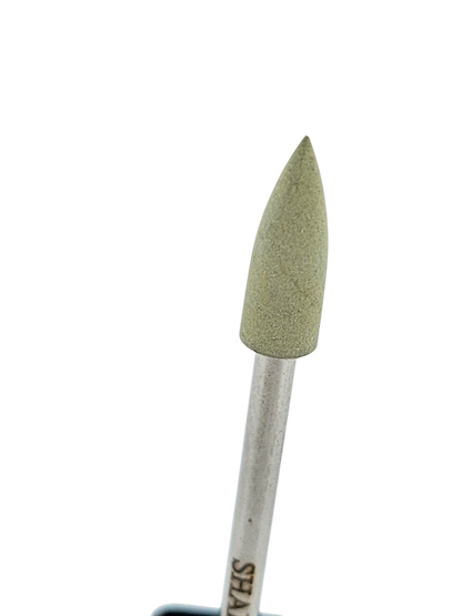 Shape It Up Silicone Polishing Drill Bit Cone Fine Beige
