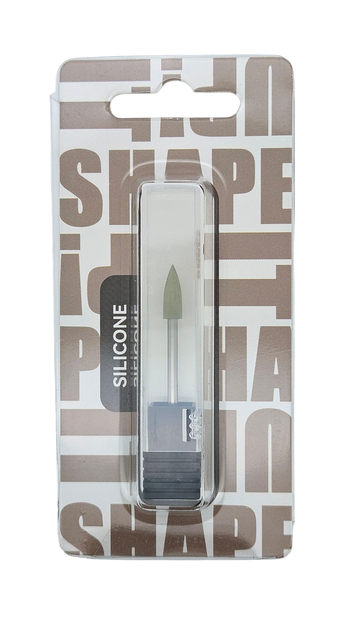 Shape It Up Silicone Polishing Drill Bit Cone Fine Beige