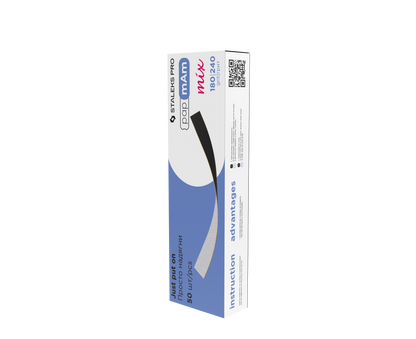 Lima recta Staleks Pro Expert 22 PapmAm, 50 unidades (DFCEMix-22-180/240)
