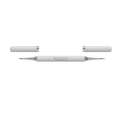Staleks Exclusive Liner & Gel Brush Double-Sided 7 mm & 12 mm (NBX-01/11)