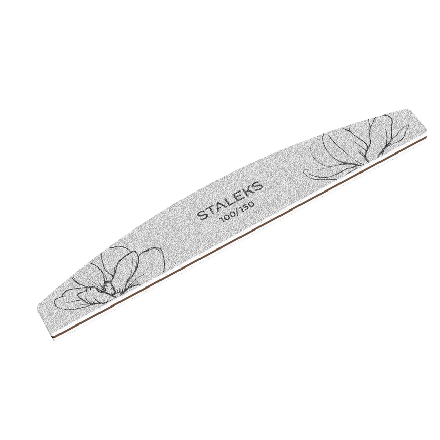 Staleks Half Moon Mineral File Expert 40 100/150 Grit (NFE-40-100/150)