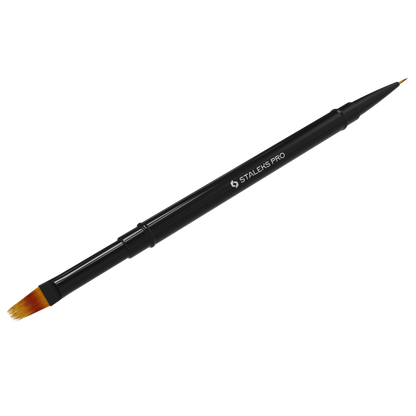 Staleks pincel Liner y Ombre de doble punta 7 mm y 11 mm (NBE-01/07)