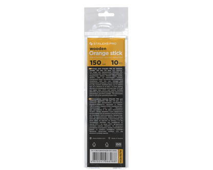 Palitos de naranjo de madera Staleks Pro 150 mm 10 unidades (DOS-10/10)