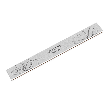 Staleks Straight Mineral Nail File Expert 20 100/180 Grit (NFE-20-100/180)