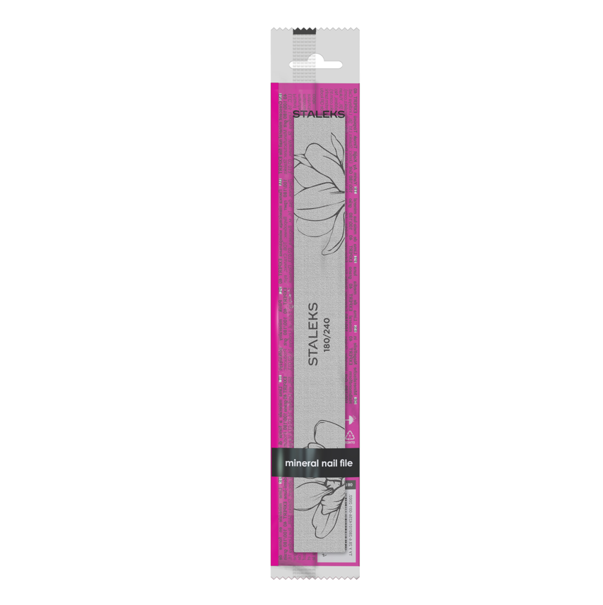 Staleks Straight Mineral File Expert 20 180/240 Grit (NFE-20-180/240)