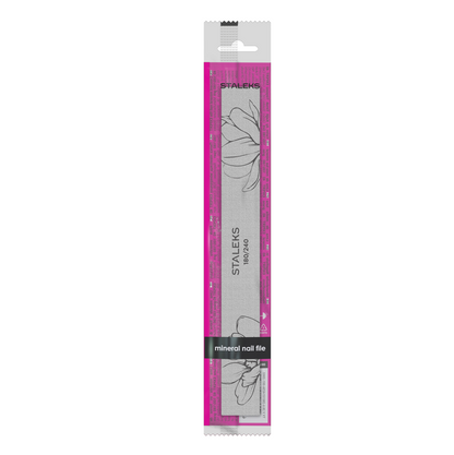 Staleks Straight Mineral File Expert 20 180/240 Grit (NFE-20-180/240)