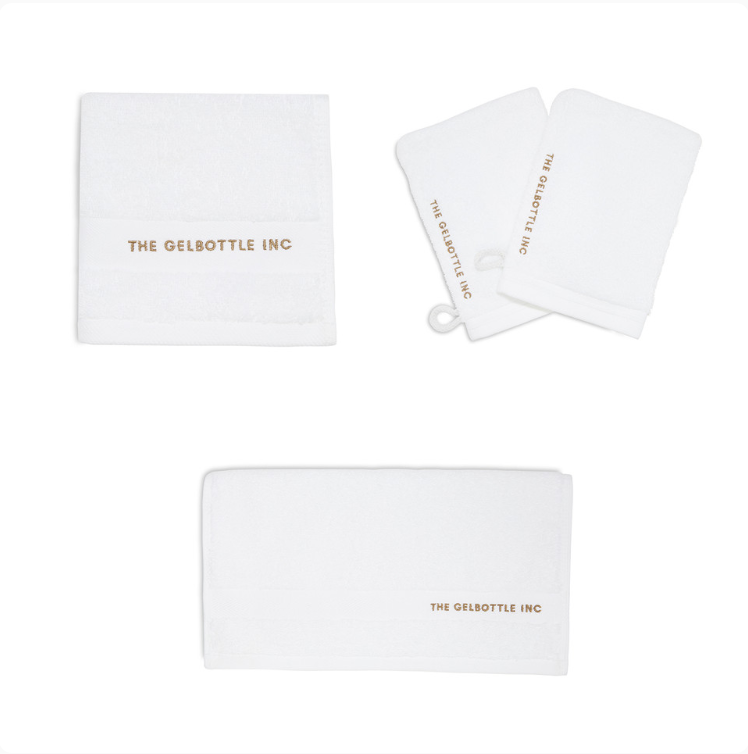 Set de toallas de manos SPA The GelBottle Blanco