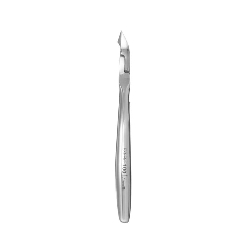Alicates profesionales para cutículas Staleks Expert 100, 7 mm, Full Jaw (NE-100-7)