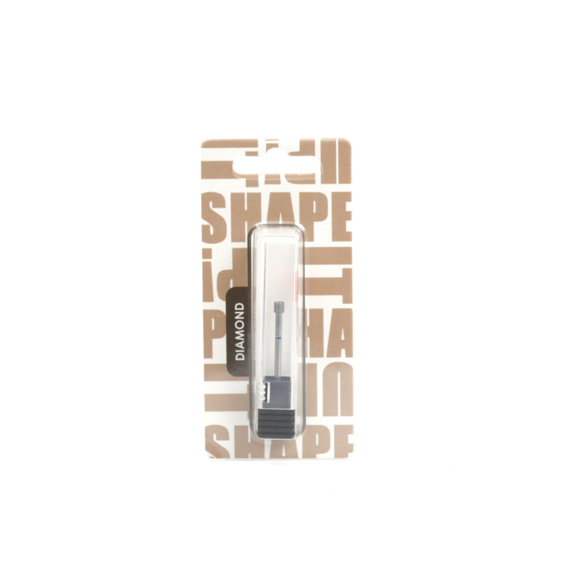 Shape It Up Diamond Frees Bit Short Wide Cylinder Flat Top 3.5 mm Blue (Manicure Pedicure)