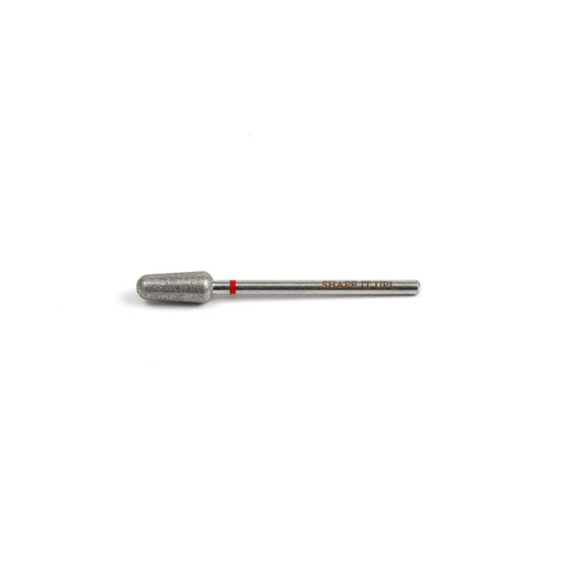 Shape It Up Diamond Frees Bit Big Rounded Drop XL 5.0mm Red (Manicure Pedicure)