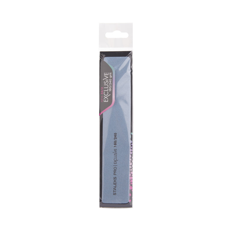 Staleks Exclusive Mineral Nail File Wide & Straight 180/240 Grit (NFX-32/2)