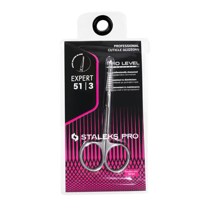 Tijeras profesionales para cutículas Staleks Expert 51 Tipo 3 24.5 mm (SE-51/3)