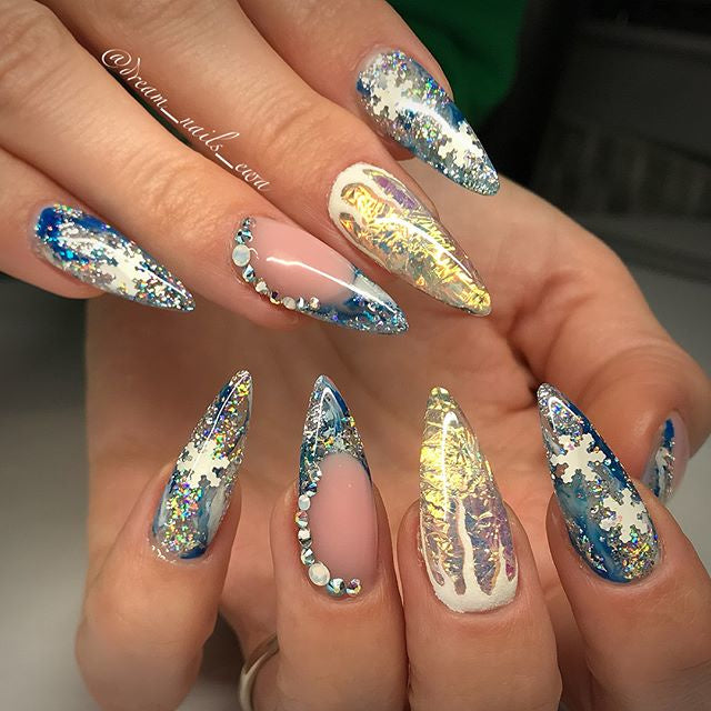 The GelBottle Gel de vidrio azul