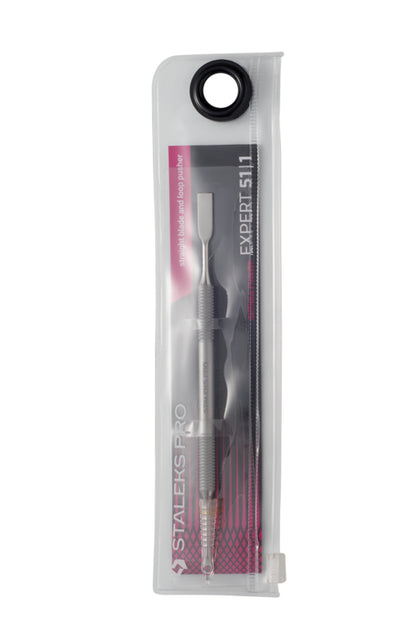 Empujador recto plano + empujador con bucle Expert 51 de Staleks, tipo 1 (PE-51/1)