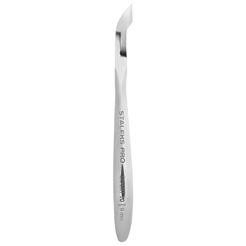 Alicate profesional para cutículas Staleks Expert 10 de 9 mm, mordaza completa (NE-10-9)