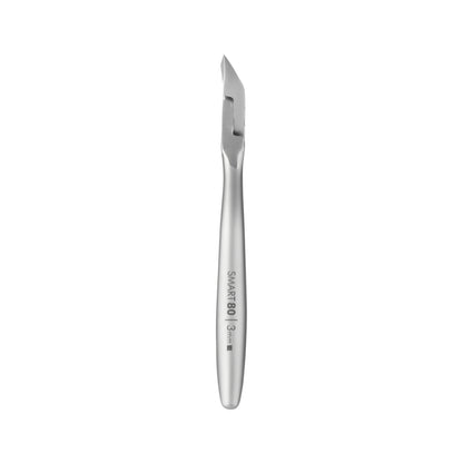 Alicates profesionales para cutículas Staleks Smart 80 de 3 mm, mandíbula de cuarto (NS-80-3)