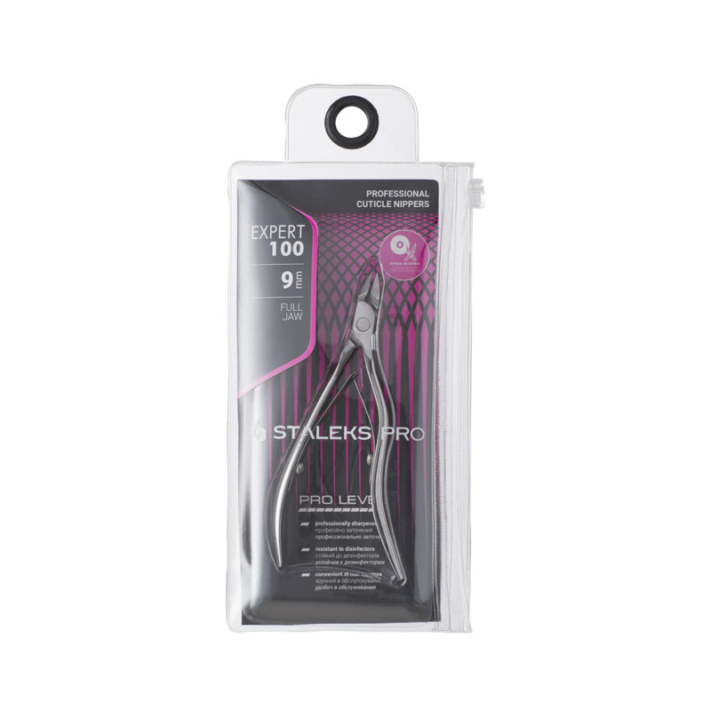 Staleks Pro Cuticle Nipper Expert 100 9mm Full Jaw (NE-100-9)