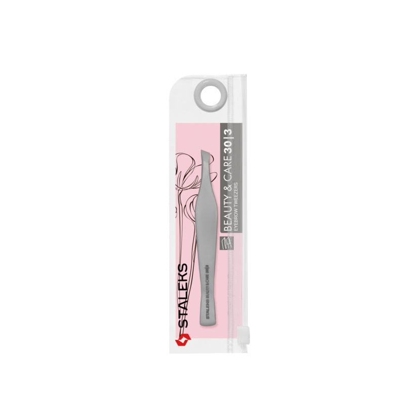 Staleks Eyebrow Tweezers Beauty & Care 30 Type 3 Wide Slanted (TBC-30/3)