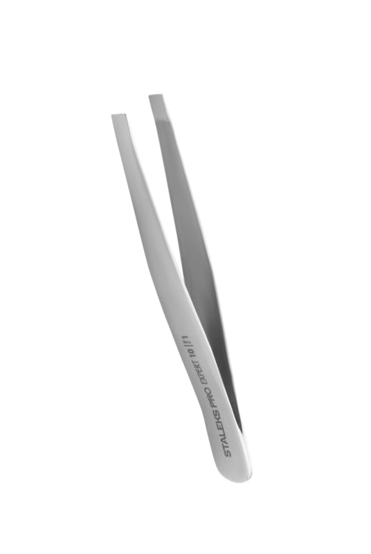 Staleks Pro Eyebrow Tweezers Expert 10 Type 2 Small Straight (TE-10/2)