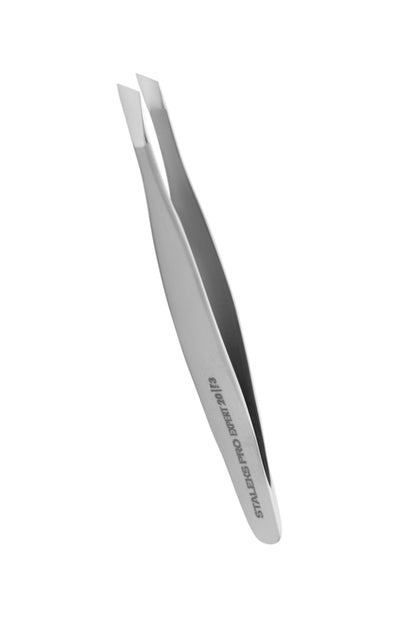 Staleks Pro Pinzas para cejas Expert 20 tipo 3 anchas con bordes biselados (TE-20/3)