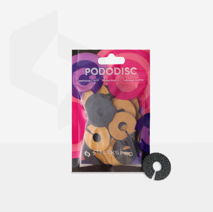 Staleks Ring-Shaped Refill Pads For Pododisc L Black (50 pc) (PDFR-25 series)
