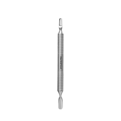 Empujador cóncavo redondeado + cuchilla recta Staleks Expert 100, tipo 5 (PE-100/5)