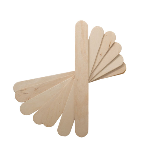 Staleks Pro Expert Wooden Wax Applicator Stick Narrow 114x10cm 100 Pieces (DSW-30)
