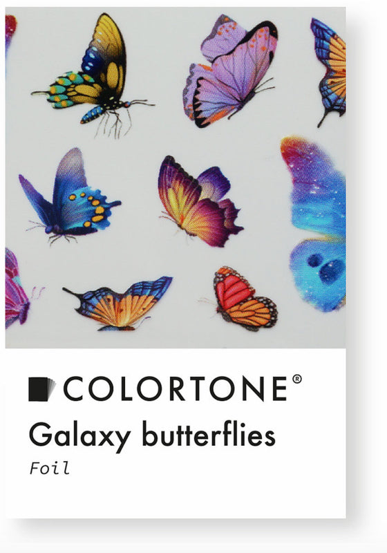 Lámina Colortone Clear Galaxy Butterflies