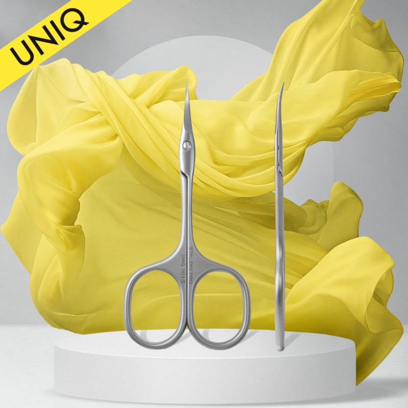 Staleks Professional Cuticle Scissors Ballerina UNIQ 10 Type 3 (SQ-10/3)