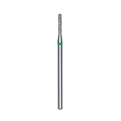 Staleks Diamond Bit Rounded Cylinder Green 1.4mm (Manicure Pedicure) (FA30G014/8K)