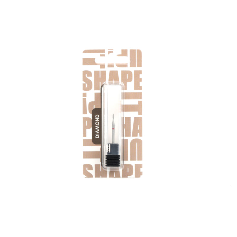 Shape It Up Diamond Frees Bit Sharp Mini Flame 1.4mm Red (Manicure Pedicure)