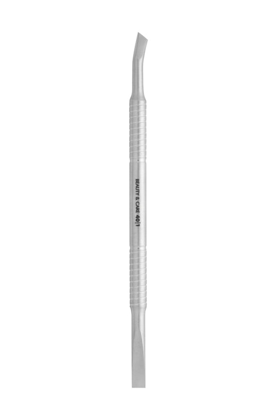 Empujador rectangular + cuchilla Beauty & Care 40 de Staleks, tipo 1 (PBC-40/1)