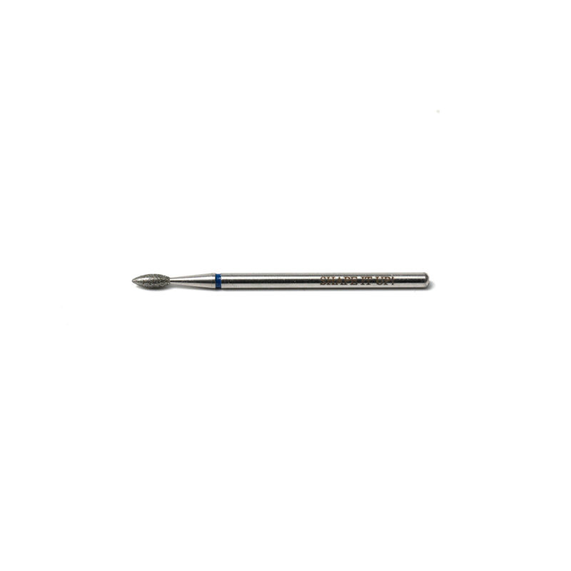 Shape It Up Diamond Frees Bit Long Sharp Mini Flame 2.1 mm Blue (Manicure Pedicure)