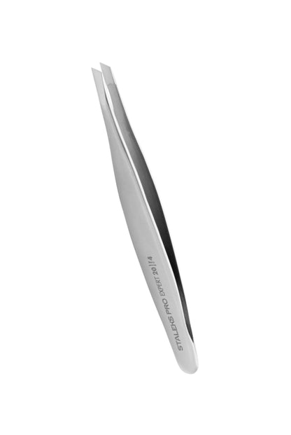 Staleks Pro Pinzas para cejas Expert 20 tipo 4 estrechas y biseladas (TE-20/4)