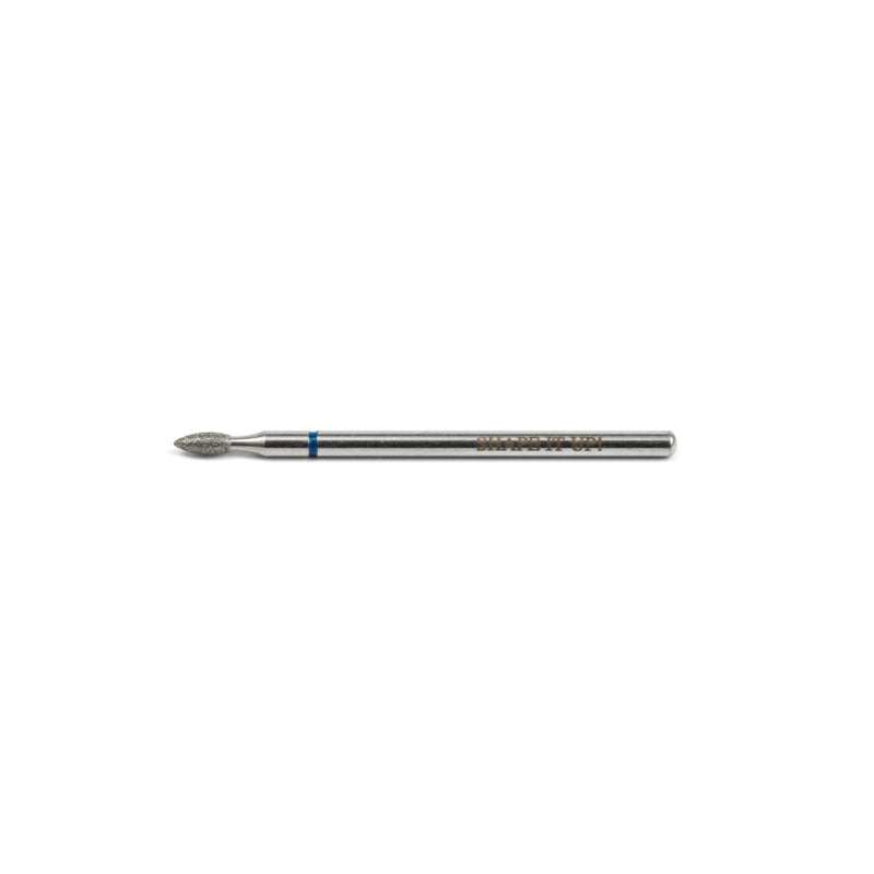 Shape It Up Fresa de diamante Mini llama afilada 2.2mm Azul (Manicura Pedicura)