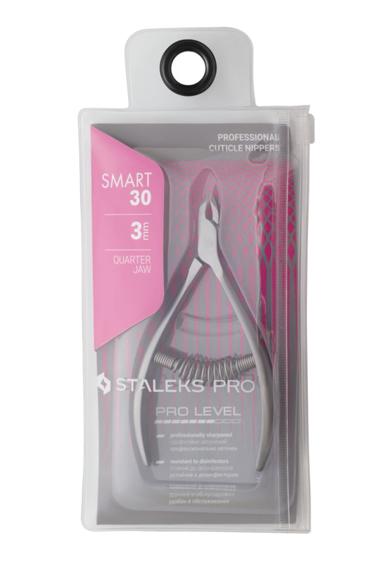 Staleks Professional Cuticle Nippers Smart 30 3mm Quarter Jaw (NS-30-3)