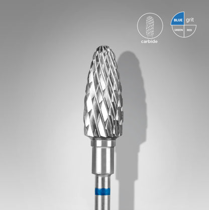 Fresa de carburo para uñas Staleks Corn Blue, 6.0mm (FT90B060/14)
