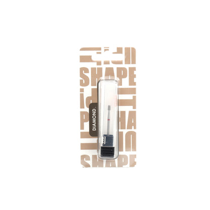Shape It Up Diamond Frees Bit Short Wide Frustum 2.5mm Red (Manicure Pedicure)