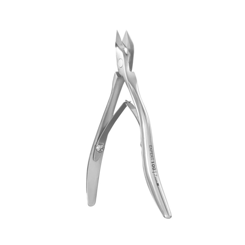 Alicates profesionales para cutículas Staleks Expert 100, 7 mm, Full Jaw (NE-100-7)