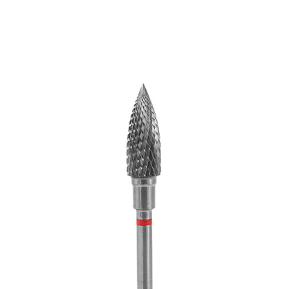 Staleks Carbide Nail Drill Bit Flame Red 5.0mm (FT10R050/13.5)
