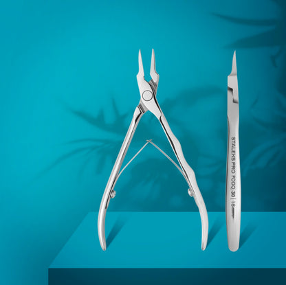 Staleks Professional Pedicure Nippers for Ingrown Nails Podo 30 18 mm (NP-30-18)