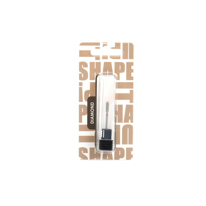 Shape It Up Diamond Frees Bit Cylinder Rounded 3.0 mm Red (Manicure Pedicure)