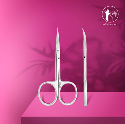 Tijeras profesionales para cutículas Expert 11 de Staleks, tipo 2, para zurdos (SE-11/2)